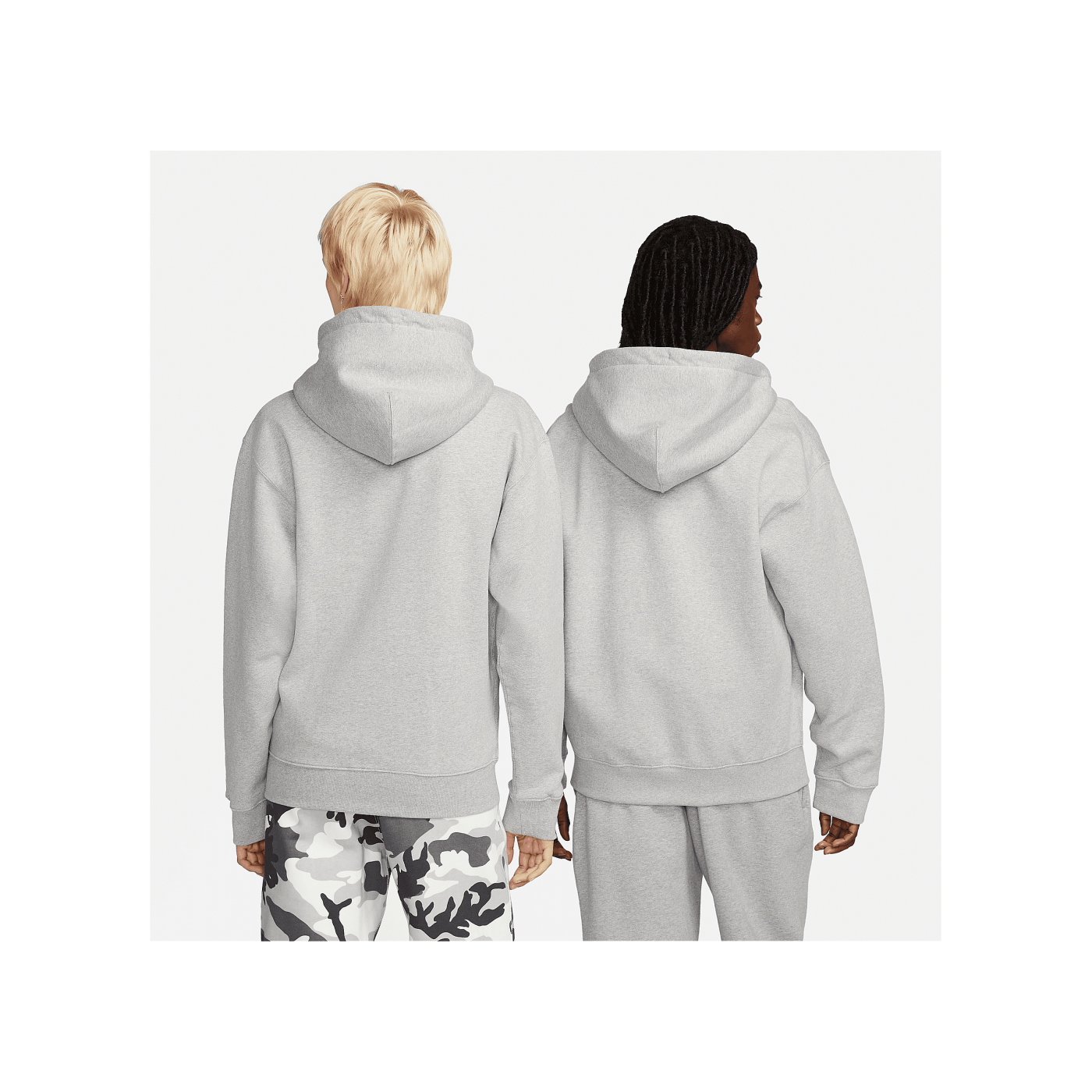 Nike Solo Swoosh Kapuzenjacke Grau F063