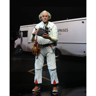 Zurück in die Zukunft Actionfigur Ultimate Doc Brown (1985) 18 cm