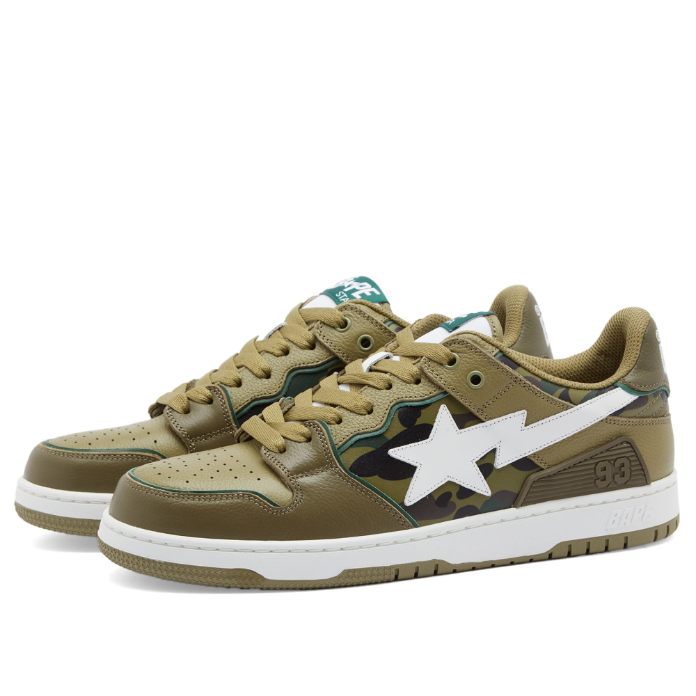 A Bathing Ape Bape Sk8 Sta 4 001FWJ301026I-OD / grün