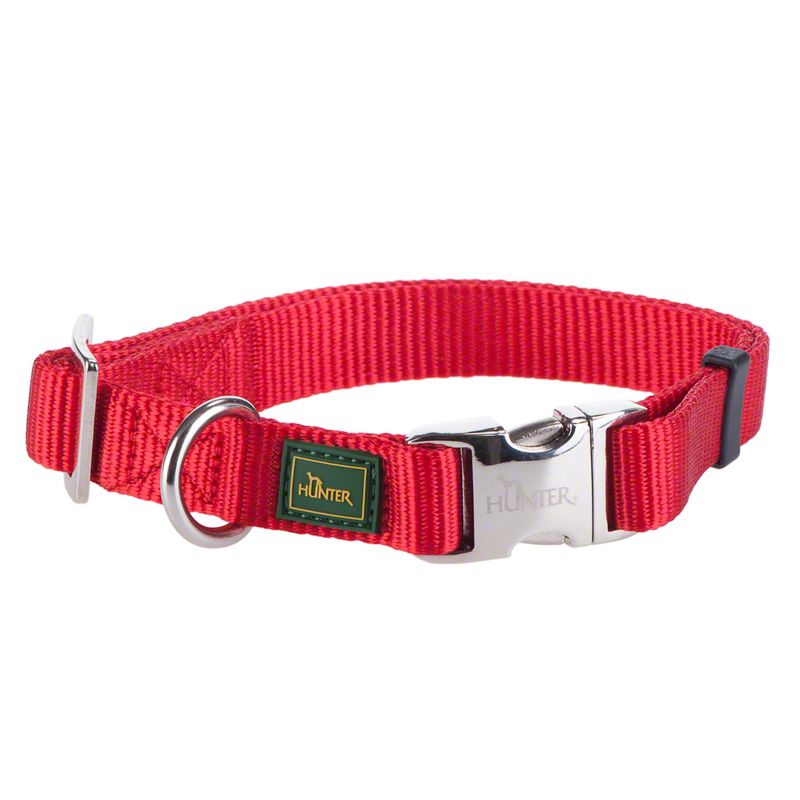 HUNTER Halsband Vario Basic Alu-Strong - rot