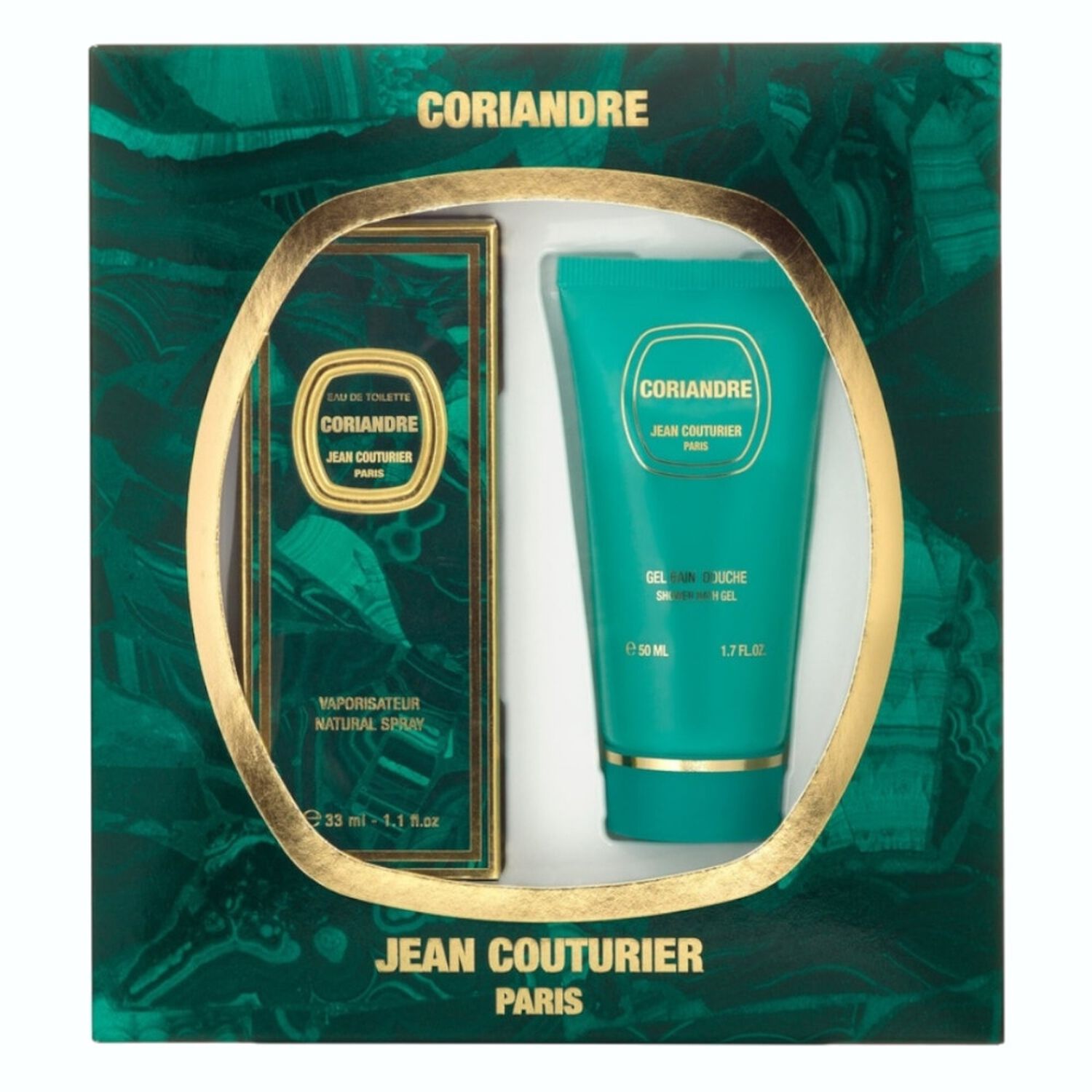 Jean Couturier Coriandre Coffret Eau de Toilette 33 ml + Gel Douche 50 ml