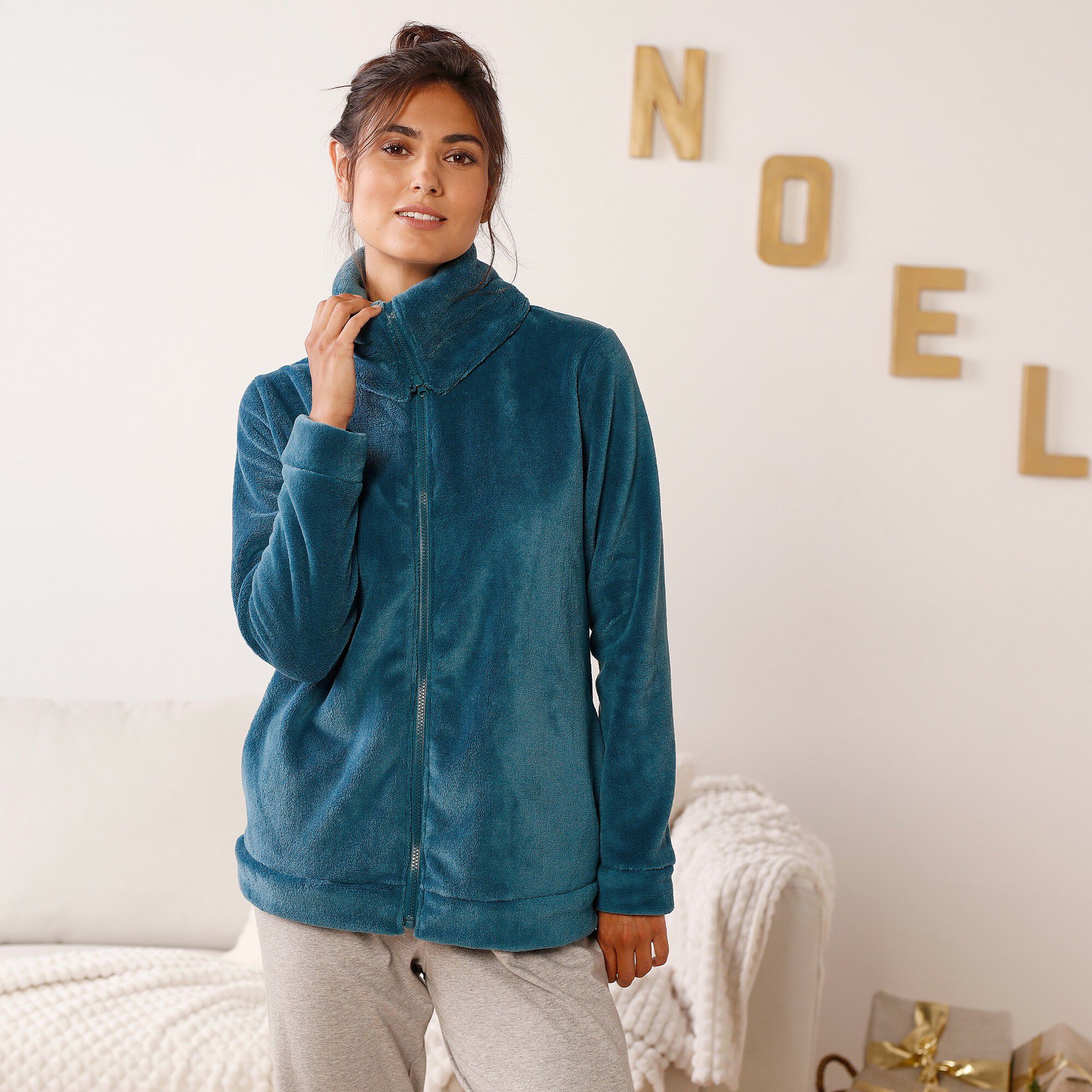 Veste polaire zippée