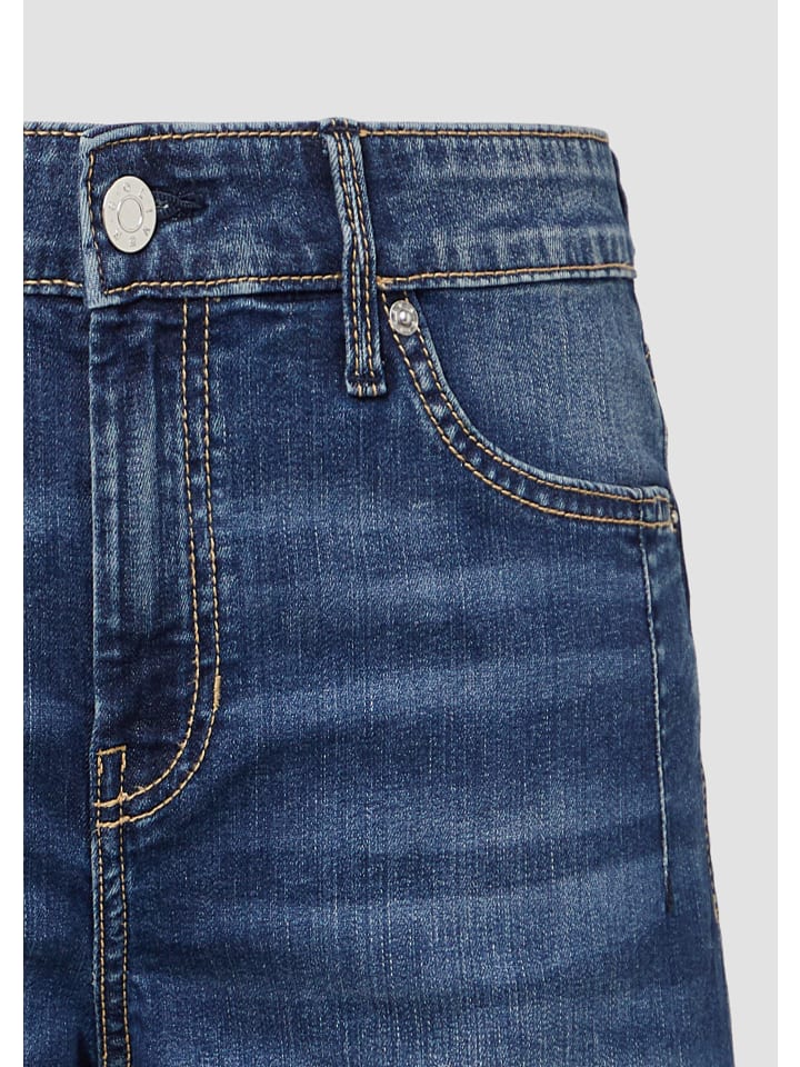 s.Oliver Jeans-Hose kurz in Blau günstig kaufen