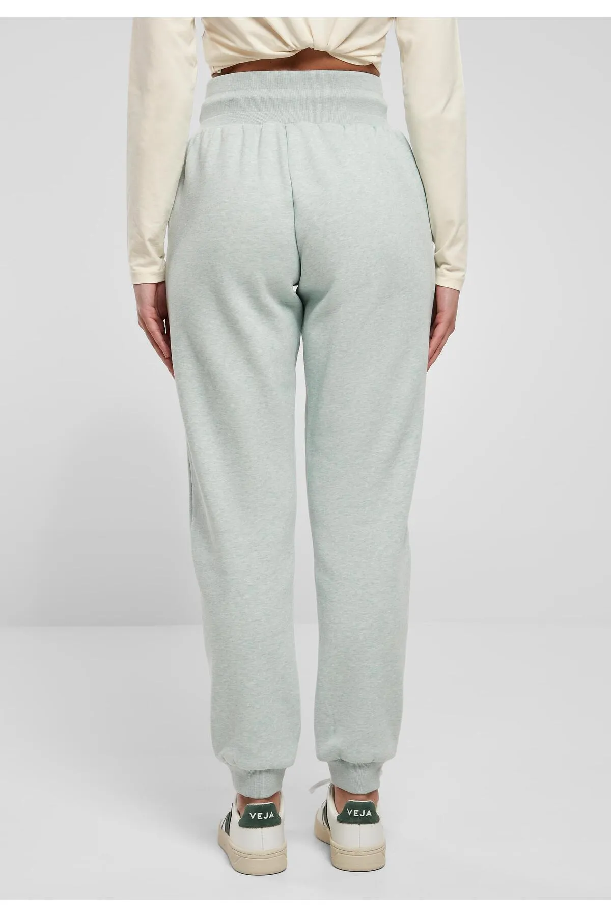 Urban Classics  Damen Ladies High Waist Color Melange Sweat Pants