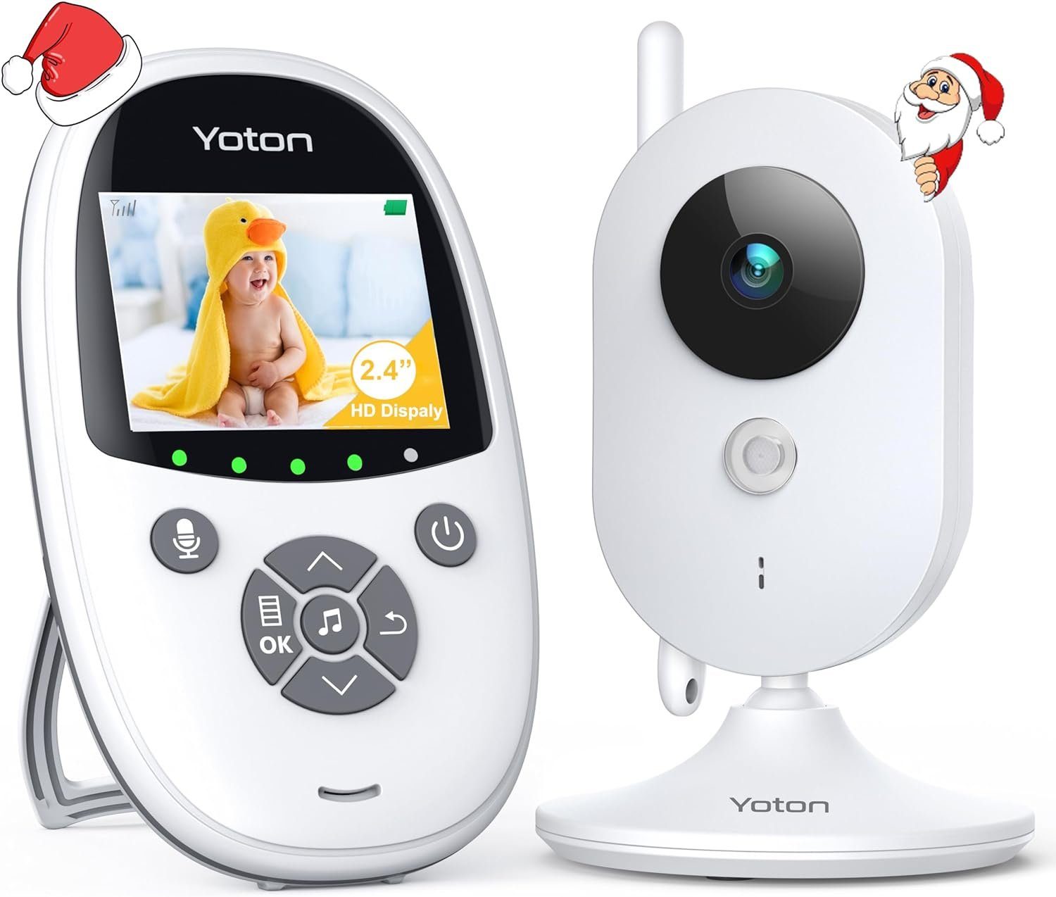 Yoton Video-Babyphone Babyphone mit Kamera, 2.4