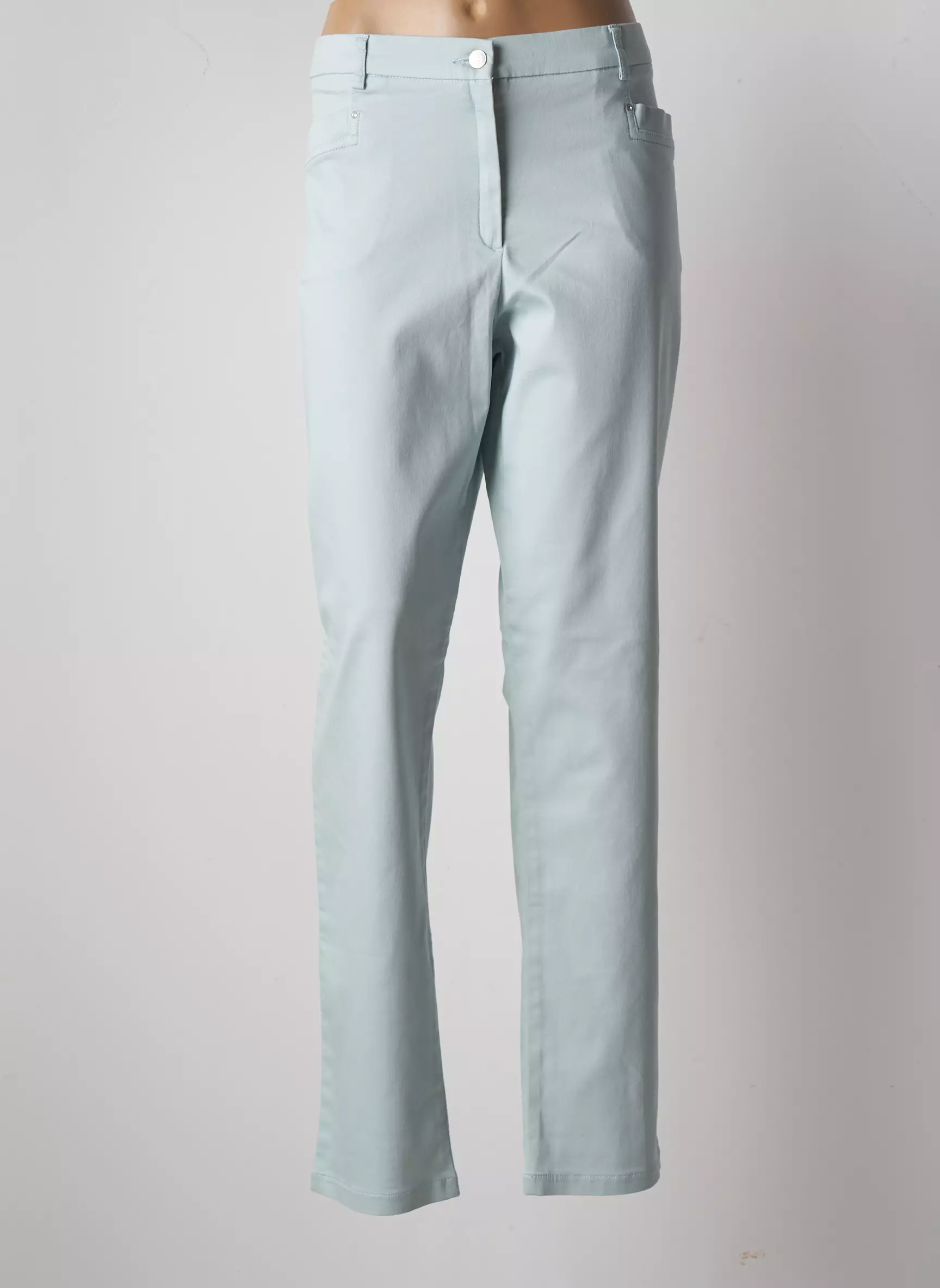 Christine Laure Pantalons Slim Femme couleur bleu