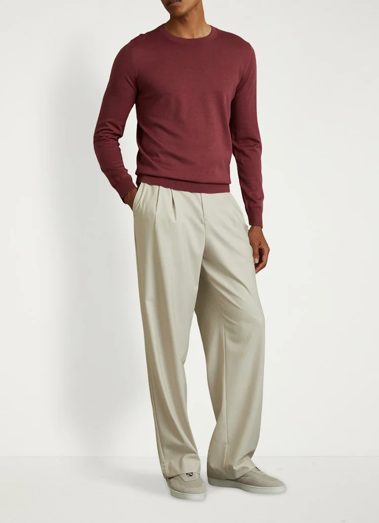 Reiss Wessex fine knitted wool sweater
