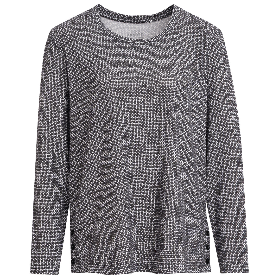 Damen Langarmshirt mit Allover-Muster