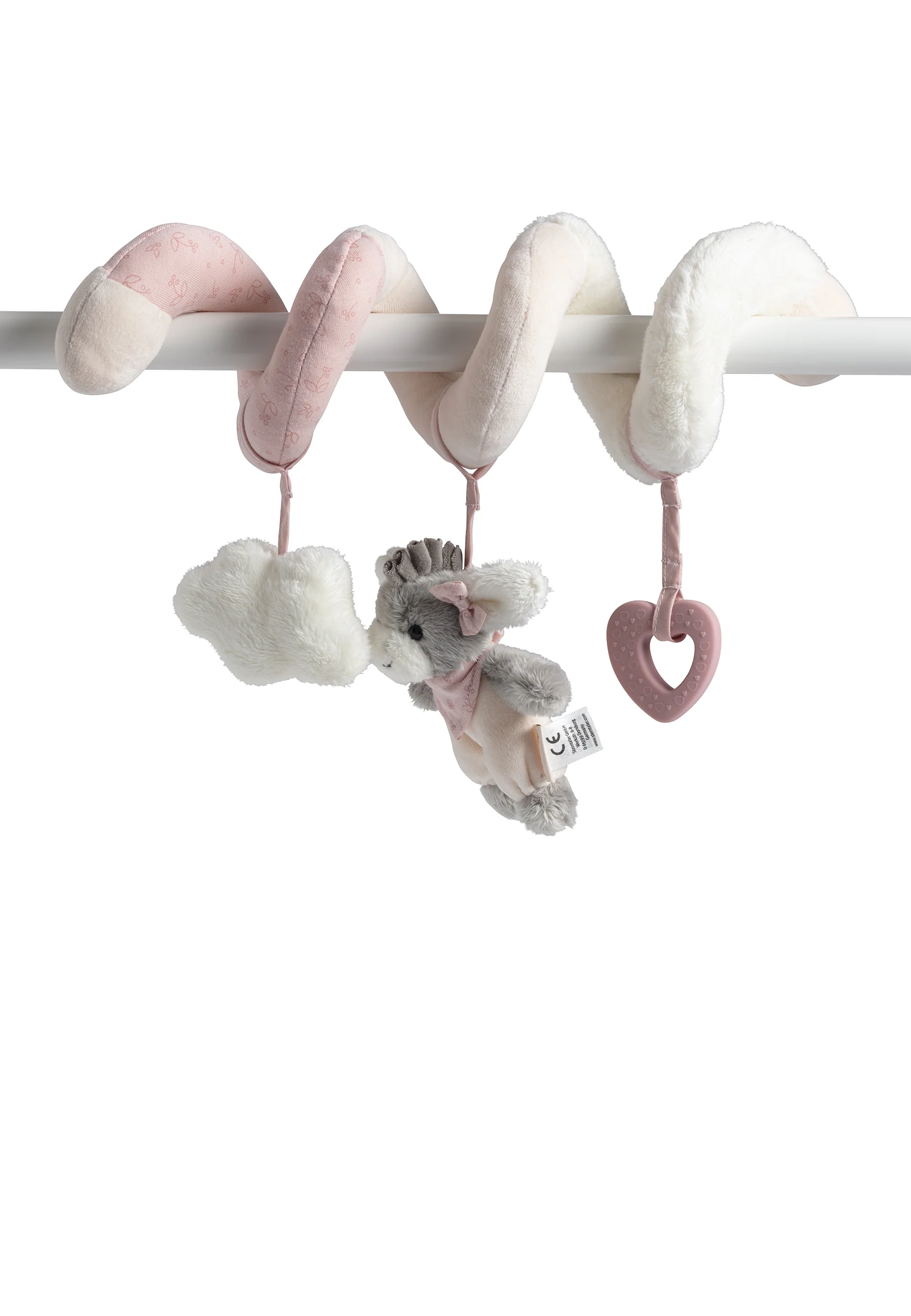 Spielzeugspirale Esel Emmi Girl in rosa, 26cm