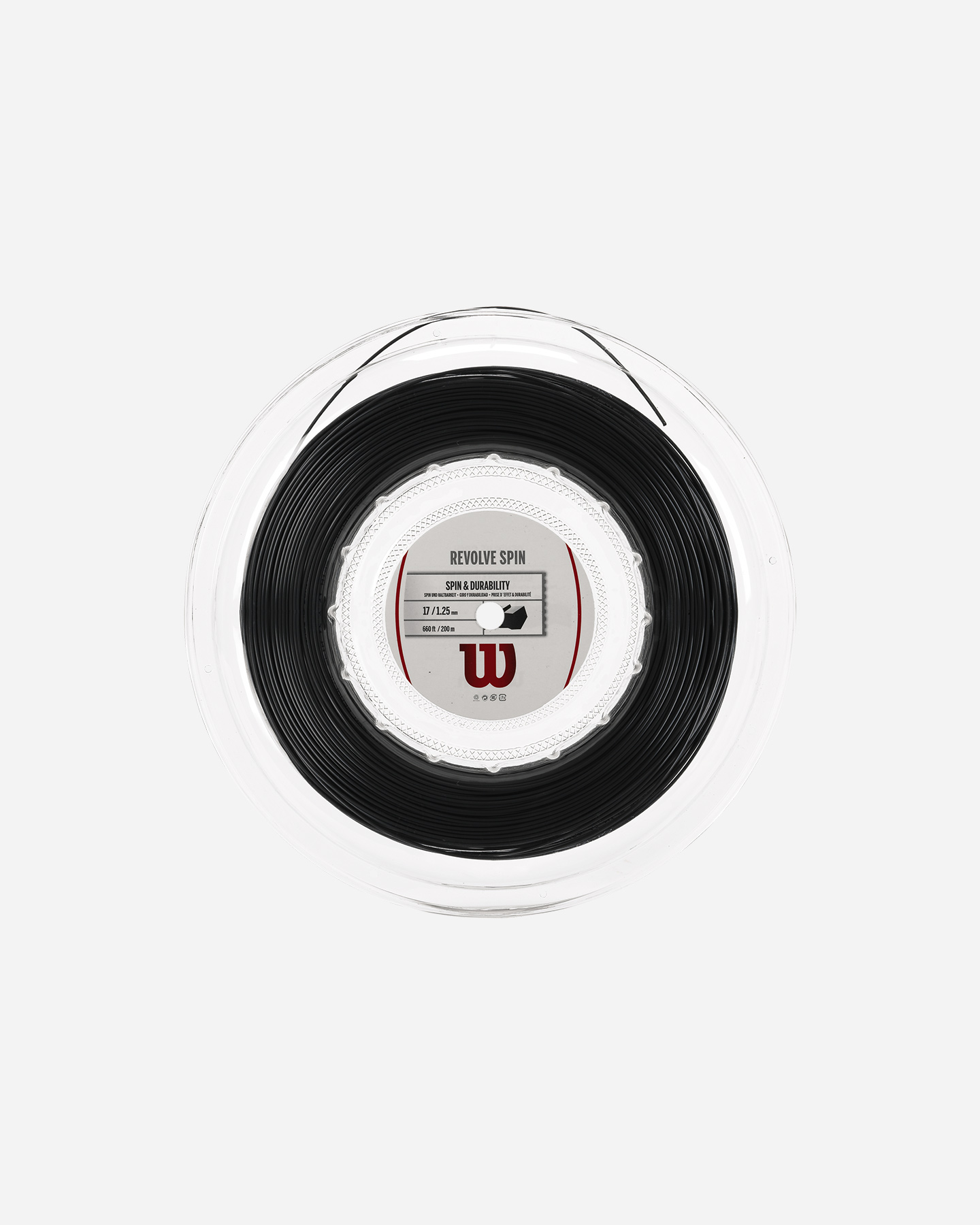 Corde Tennis Wilson Revolve Spin 200m 17 Calibro 1.25 B WRZ908100