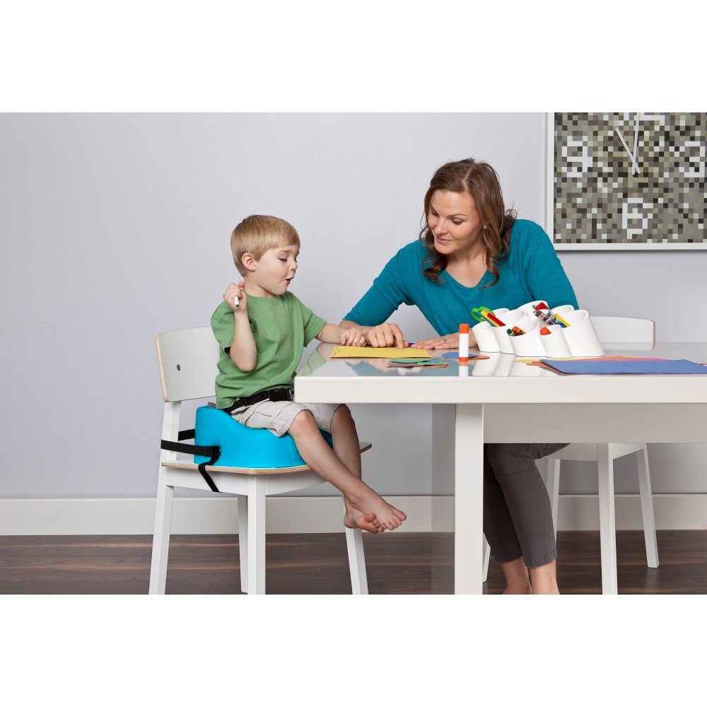 Bumbo Kindersitzerhöhung Bumbo Booster Stuhlerhöhung / Stuhlaufsatz / Hochstuhl, Tischsitz mit 3-Punkt-Gurt