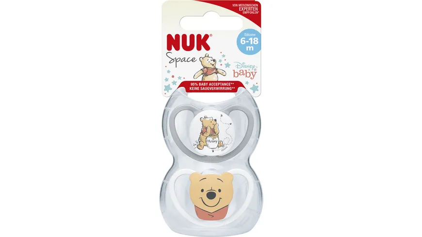 NUK Schnuller Silikon 6-18 Monate