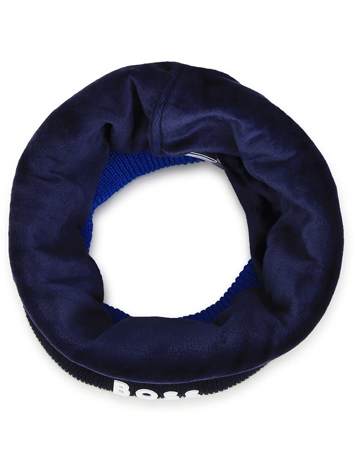 Hugo Boss Kids Loop-Schal in Dunkelblau - Ø24 cm günstig kaufen