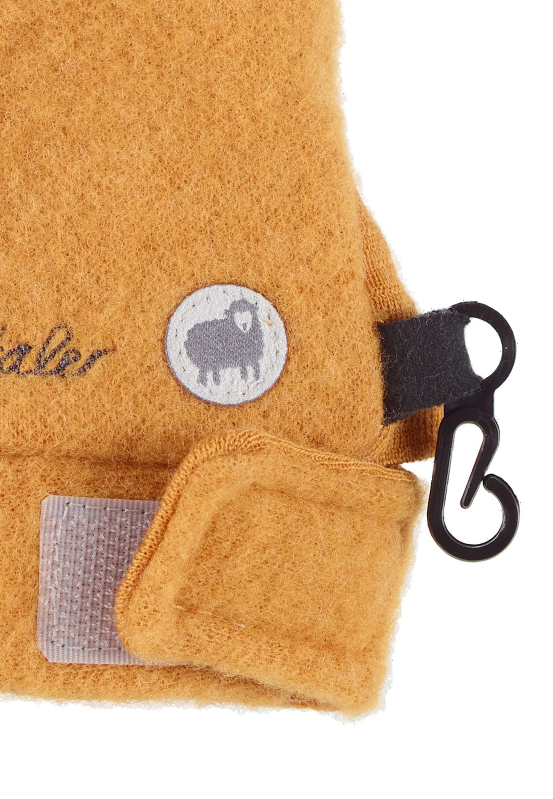 Fäustlinge ohne Daumen aus Merino Wolle