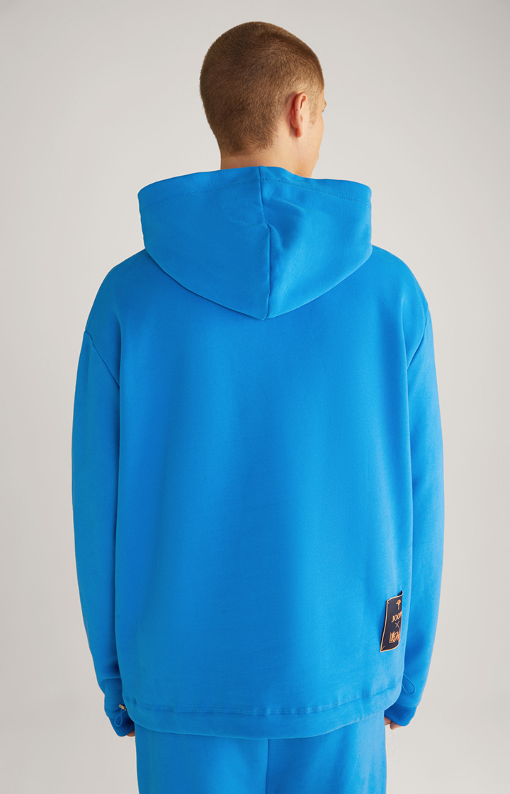 Unisex-Baumwoll-Hoodie in Blau