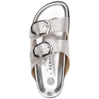 Genuins Galia Pantolette in silber