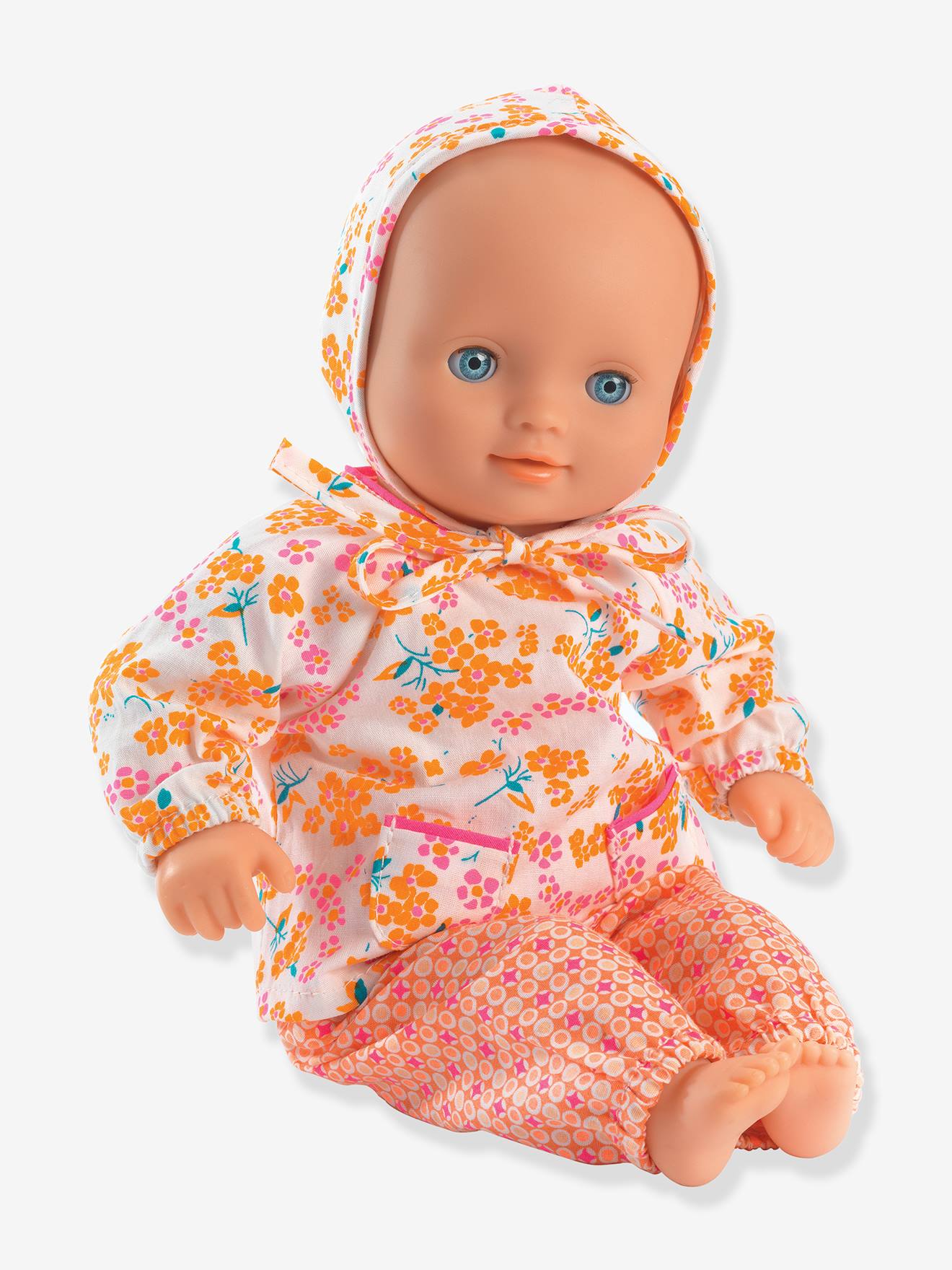 Djeco Puppen-Outfit Hanako POMEA DJECO, 3 Teile - rosa