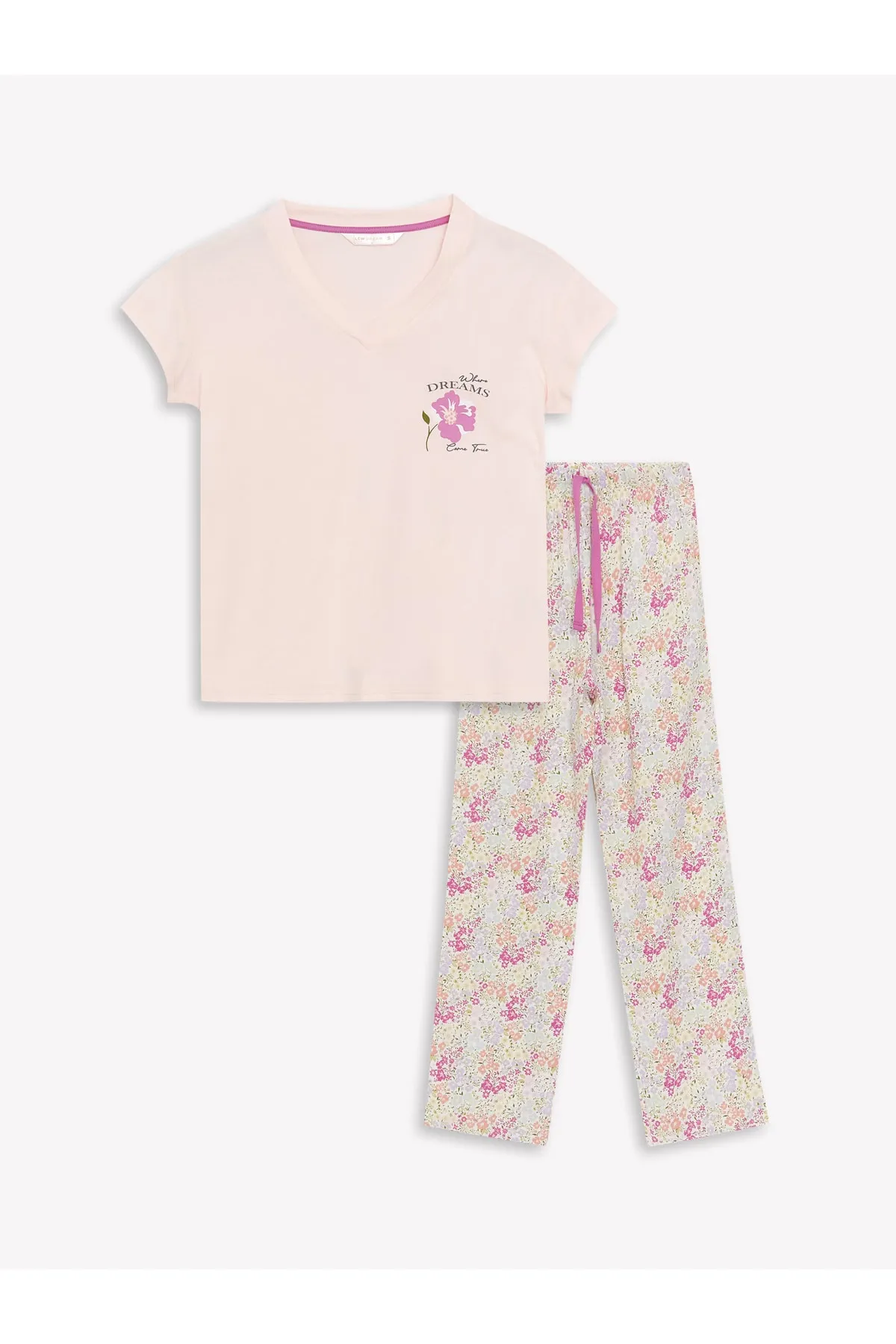LC Waikiki  Pyjama set - Ecru - Print
