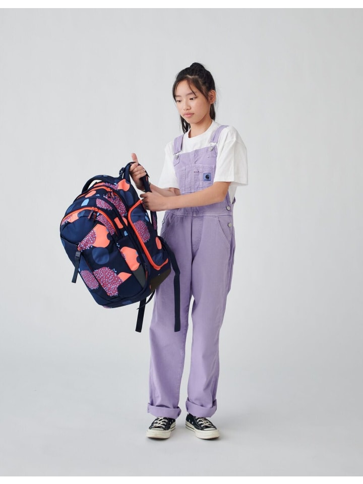 Satch Schulrucksack Coral Reef in dunkelblau günstig kaufen onesize