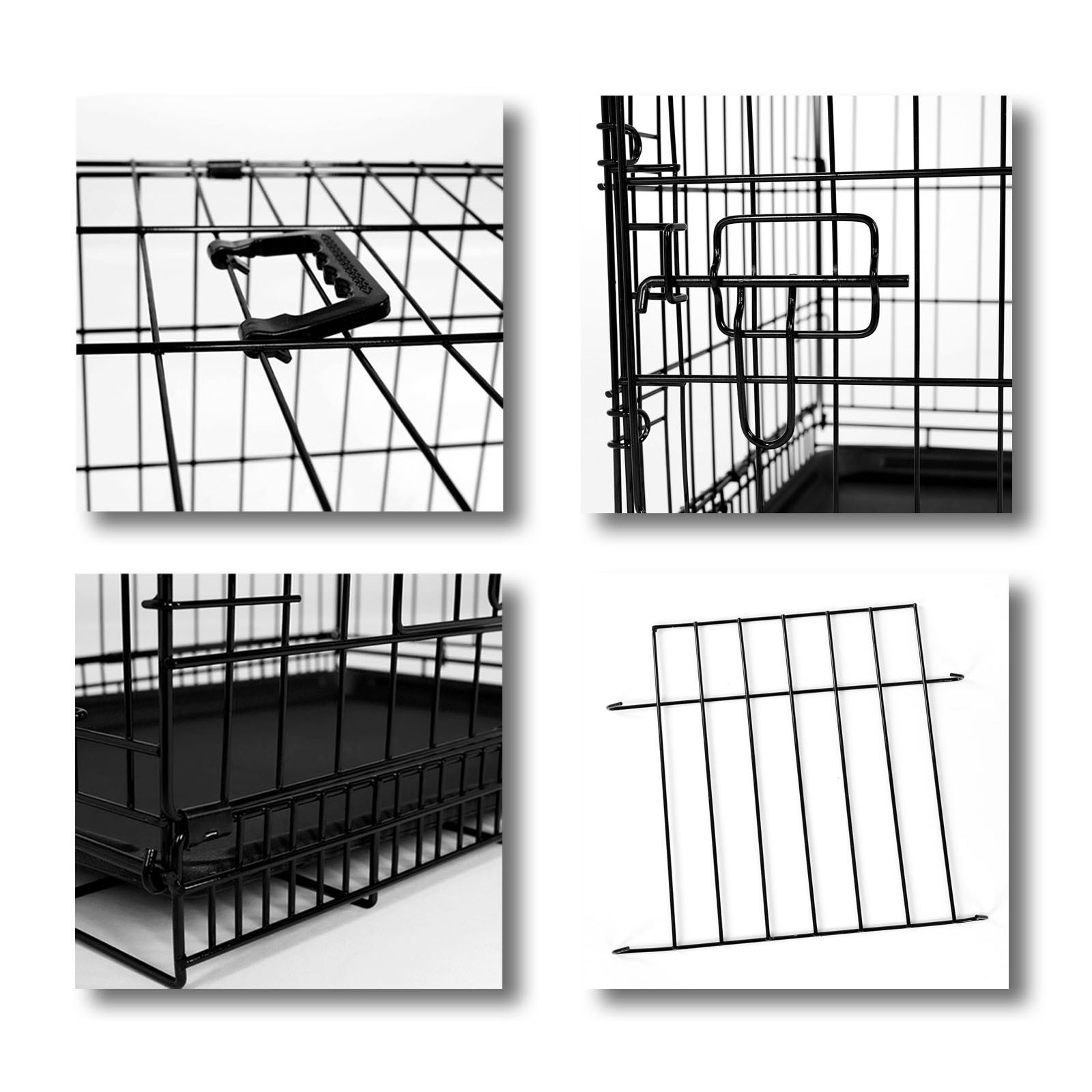 Lionto Transportboxen & Gitterboxen Lionto Hundetransportkäfig Tiertransportbox Hundebox Größe (S) 45x31x36 cm S