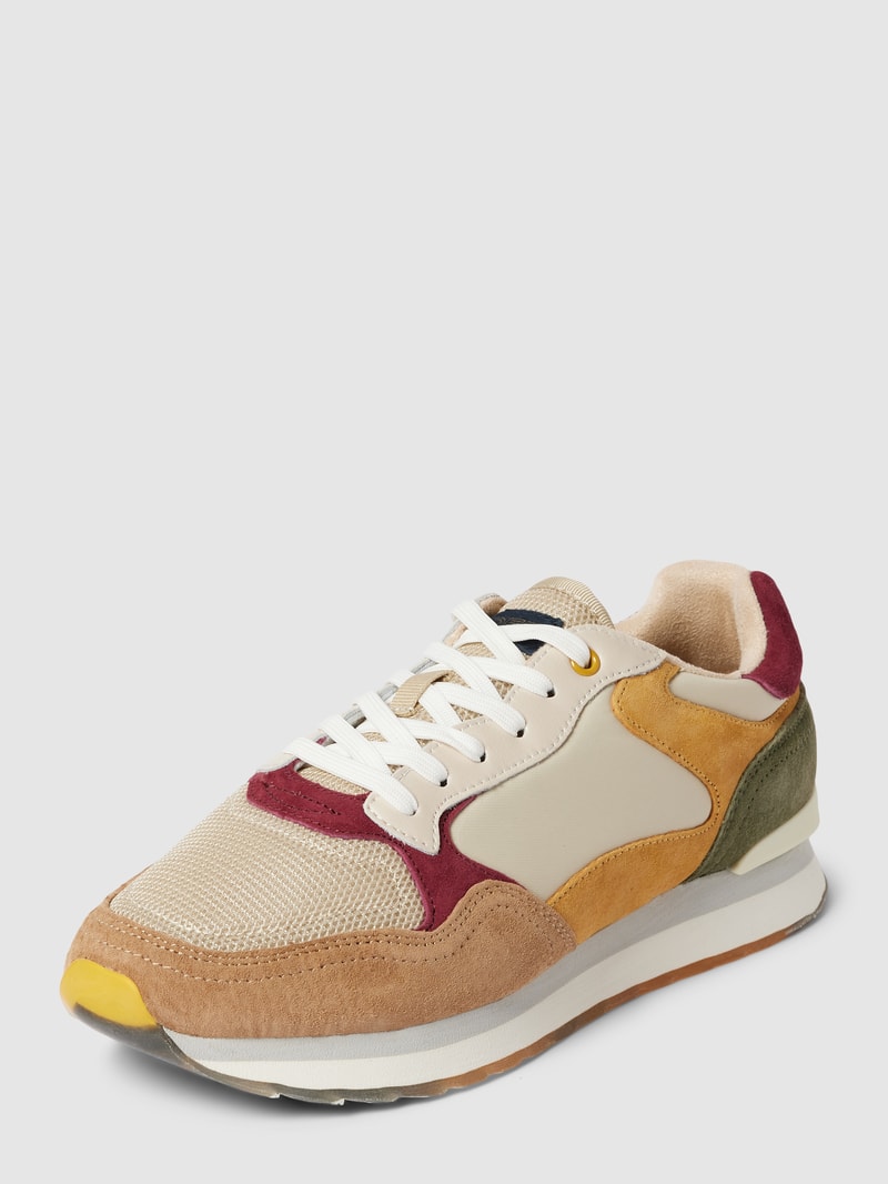 Sneaker mit Label-Detail Modell 'MADRID' in beige