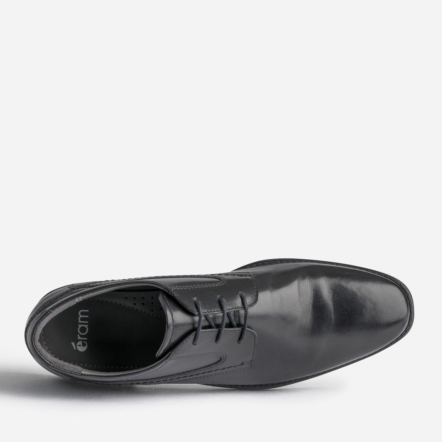 Derby noir en cuir