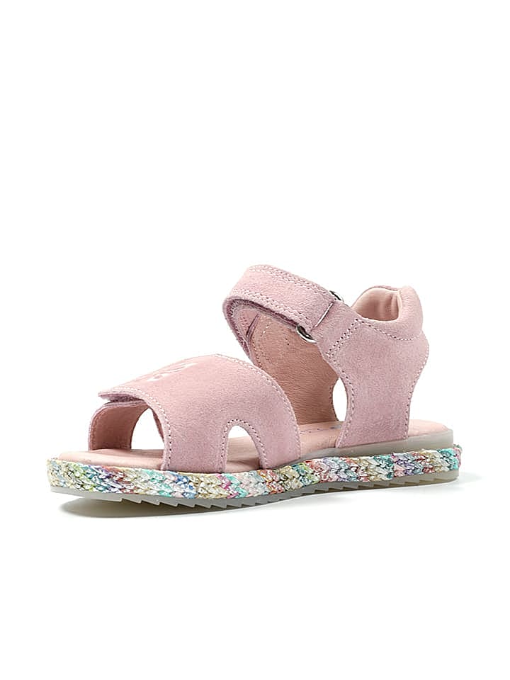 Richter Shoes Leder-Sandalen in Rosa günstig kaufen 28