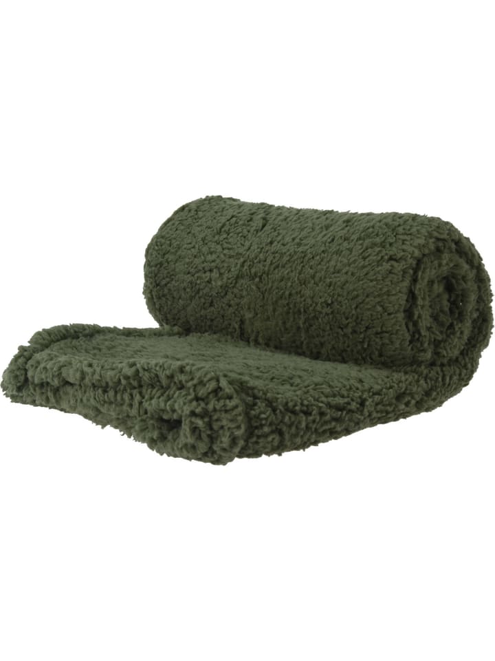 Home&Styling Collection Plüschdecke in grün günstig kaufen onesize