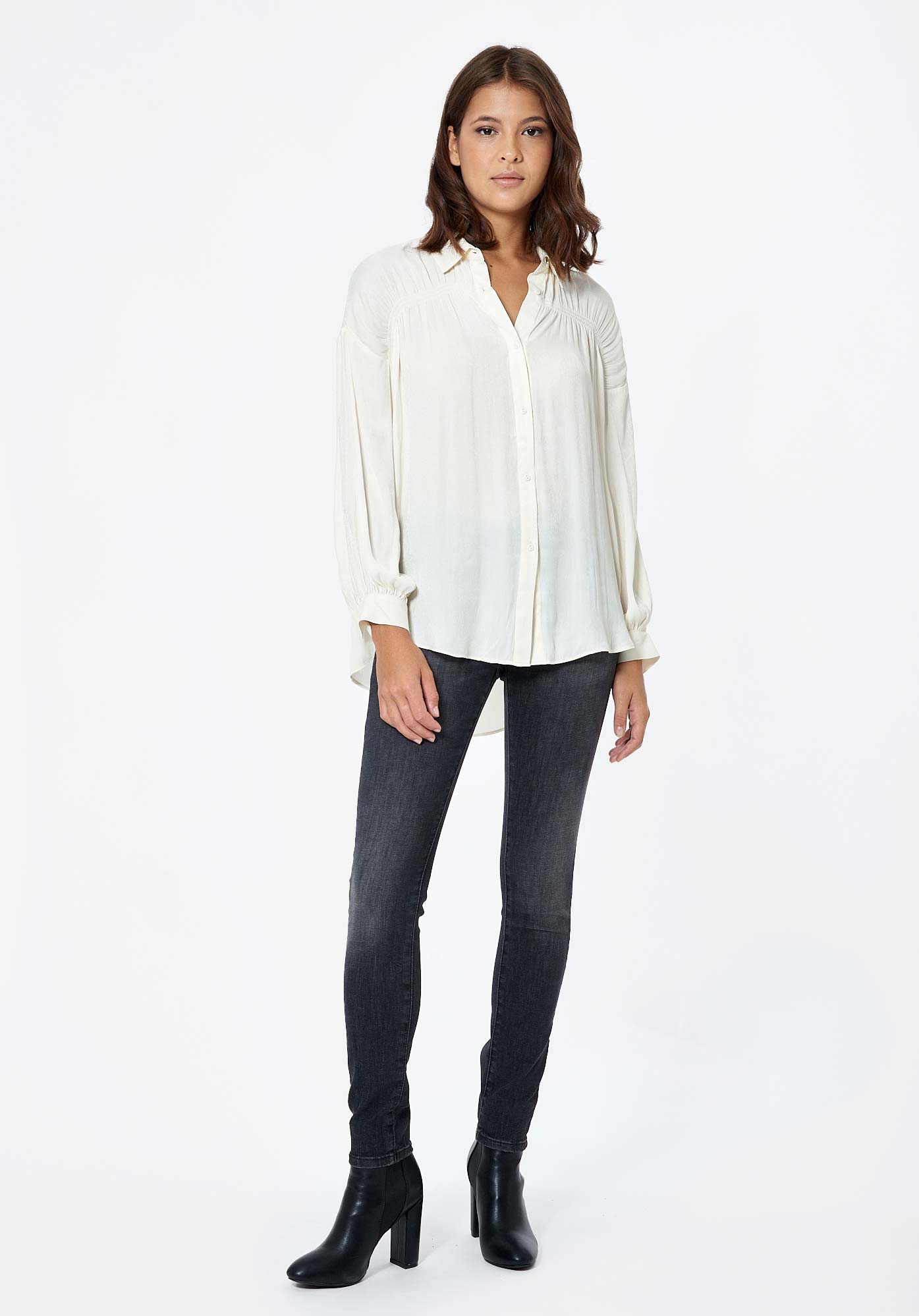NEMO   Blouse blanche python Femme