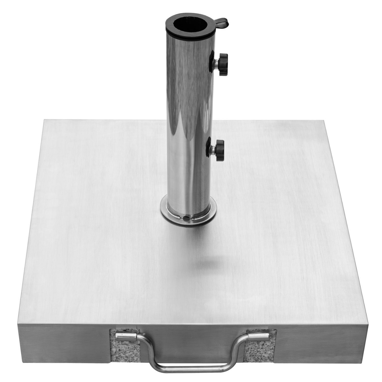 anndora Betonschirmständer Sonnenschirmständer 40kg rollbar mit Handgriff max. 48mm