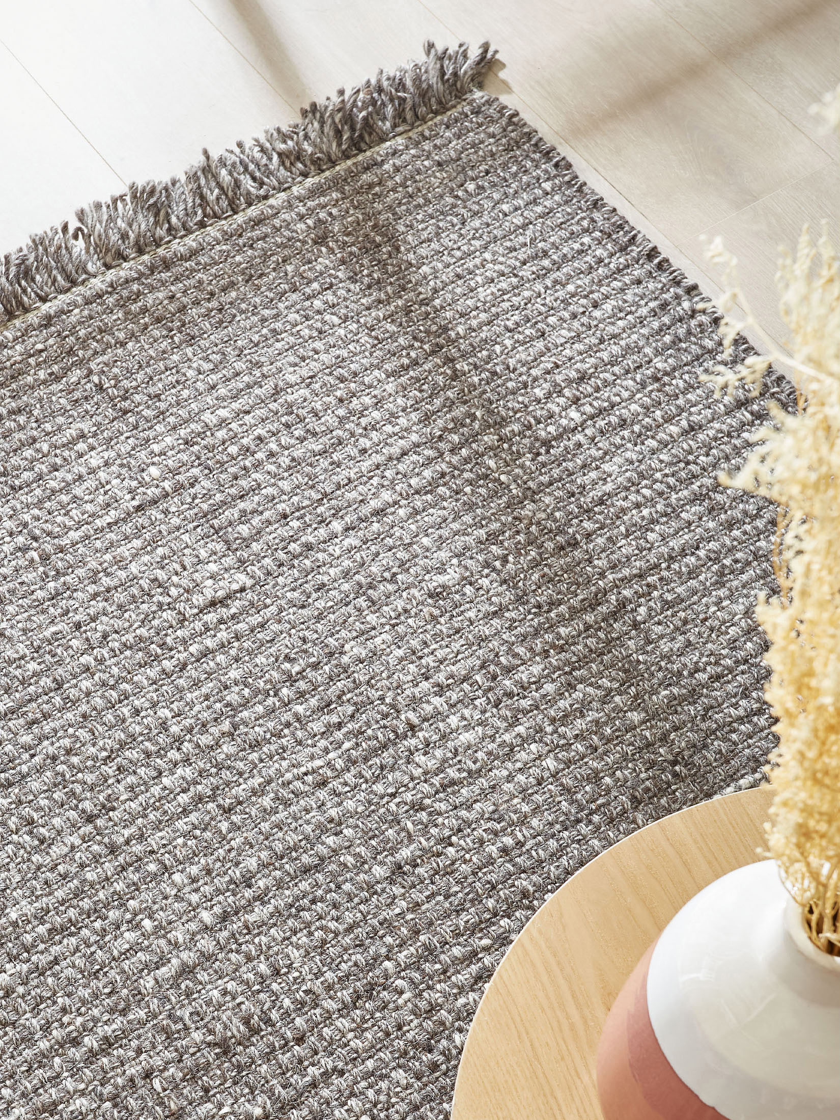 Elmegade Woll-Teppich, Dark Grey