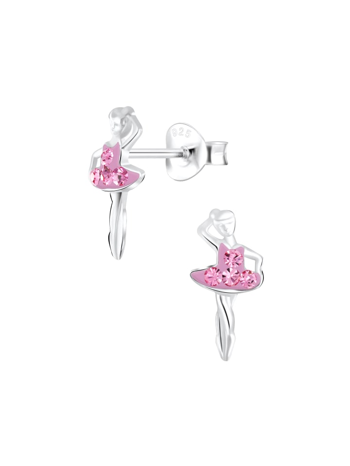 Alexander York Ohrringe, Ohrstecker BALLERINA mit Kristall in 925 Sterling Silber, 2-tlg. günstig kaufen onesize