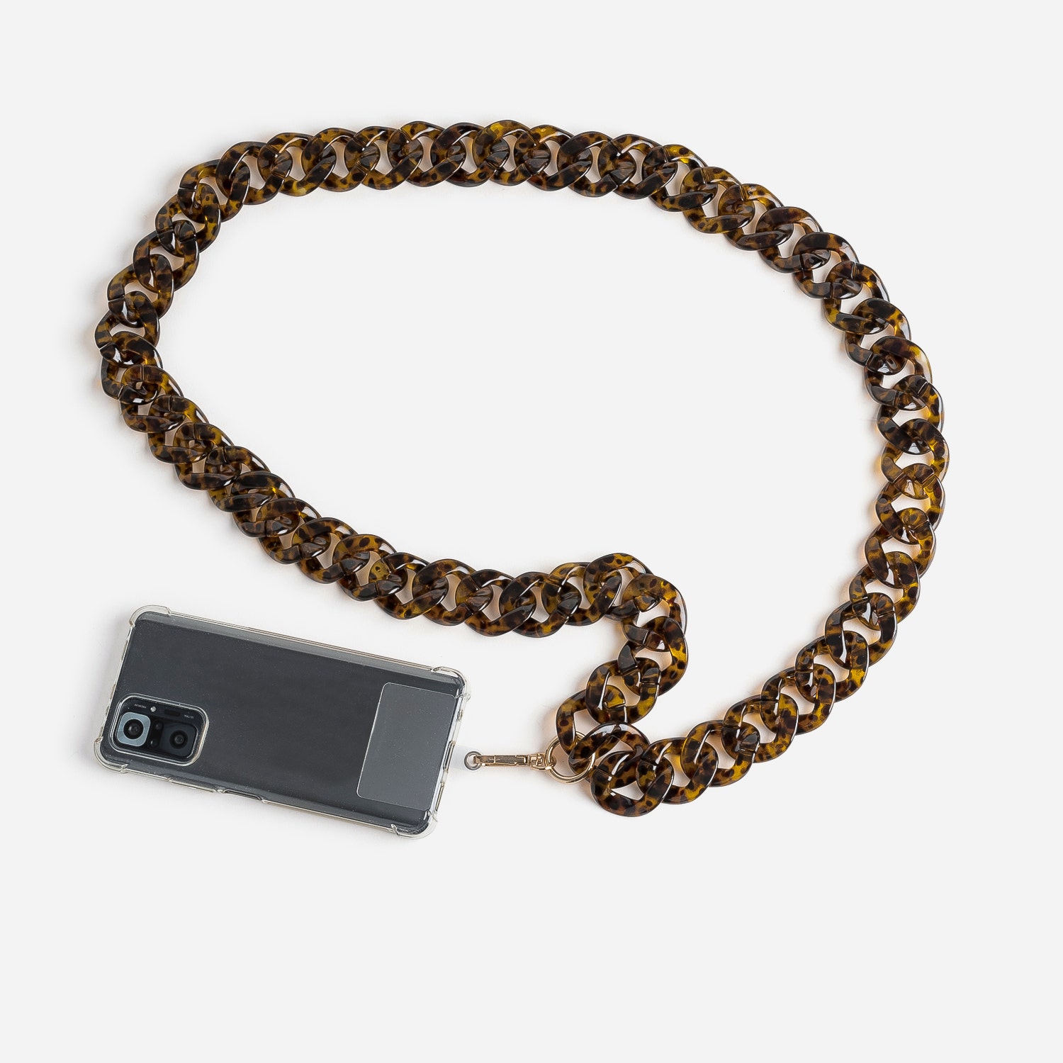 Chaîne-bijou TEXTO écailles pour téléphone portable