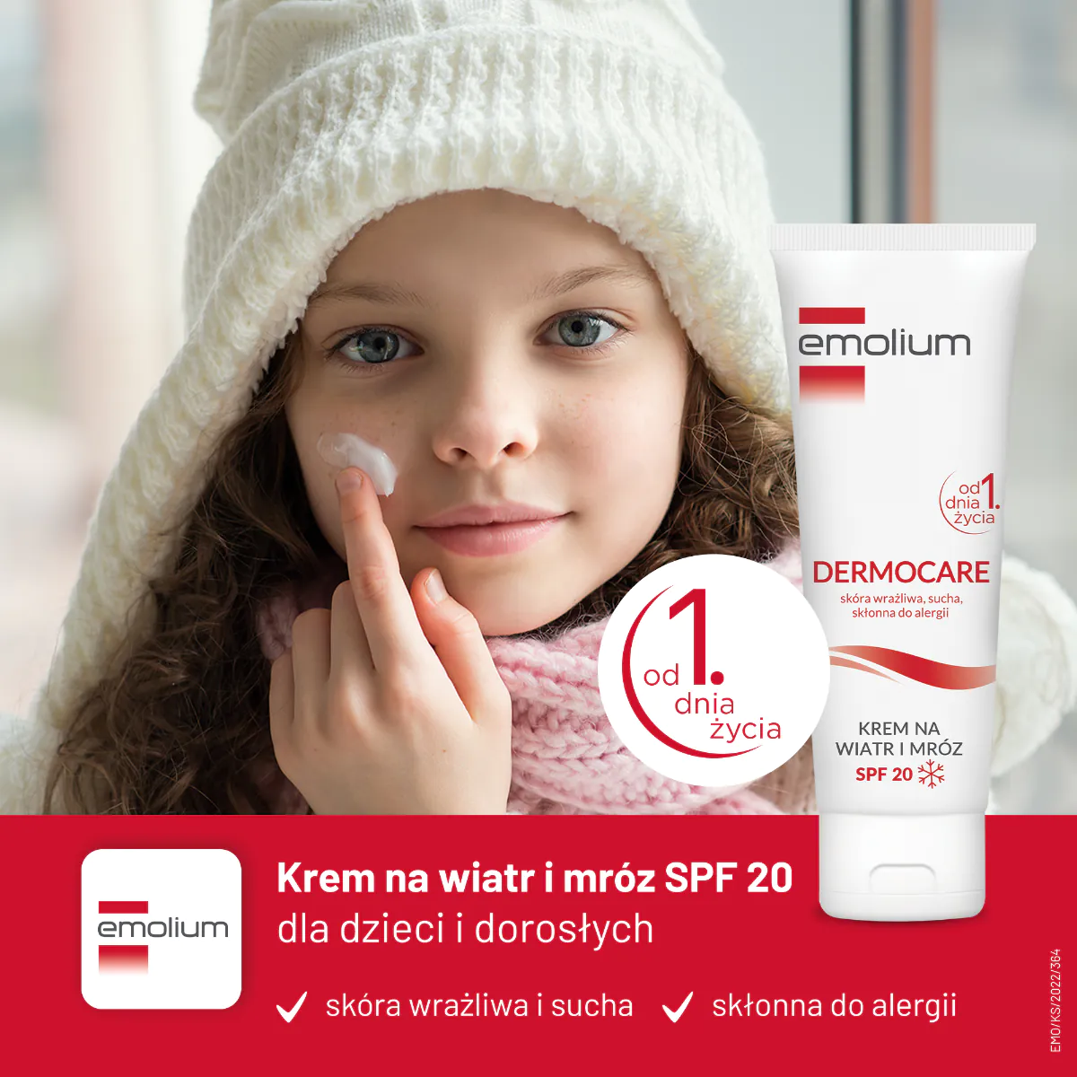 Emolium krema za zaštitu od vjetra i mraza SPF20