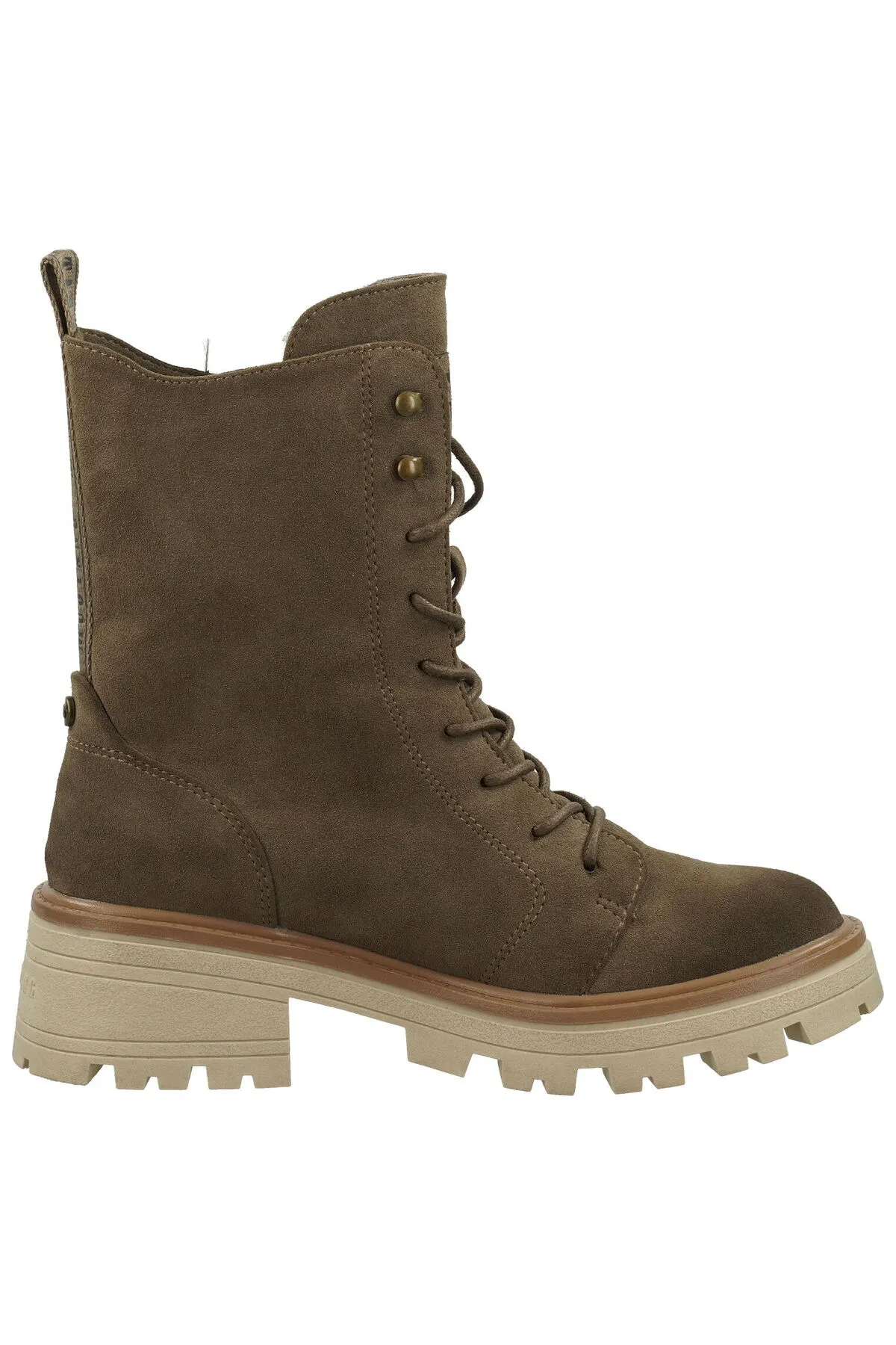 Mustang  Stiefelette - Braun - Blockabsatz