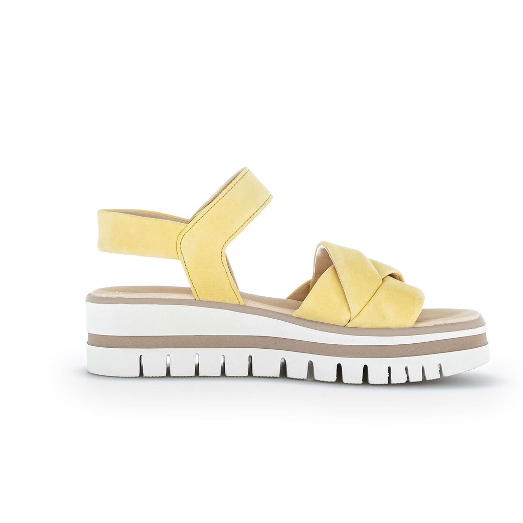 Gabor fashion Plateau Sandale gelb