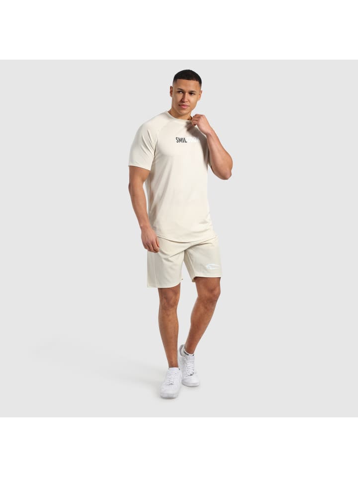 SMILODOX T-Shirt Powerfit Pro in Creme günstig kaufen