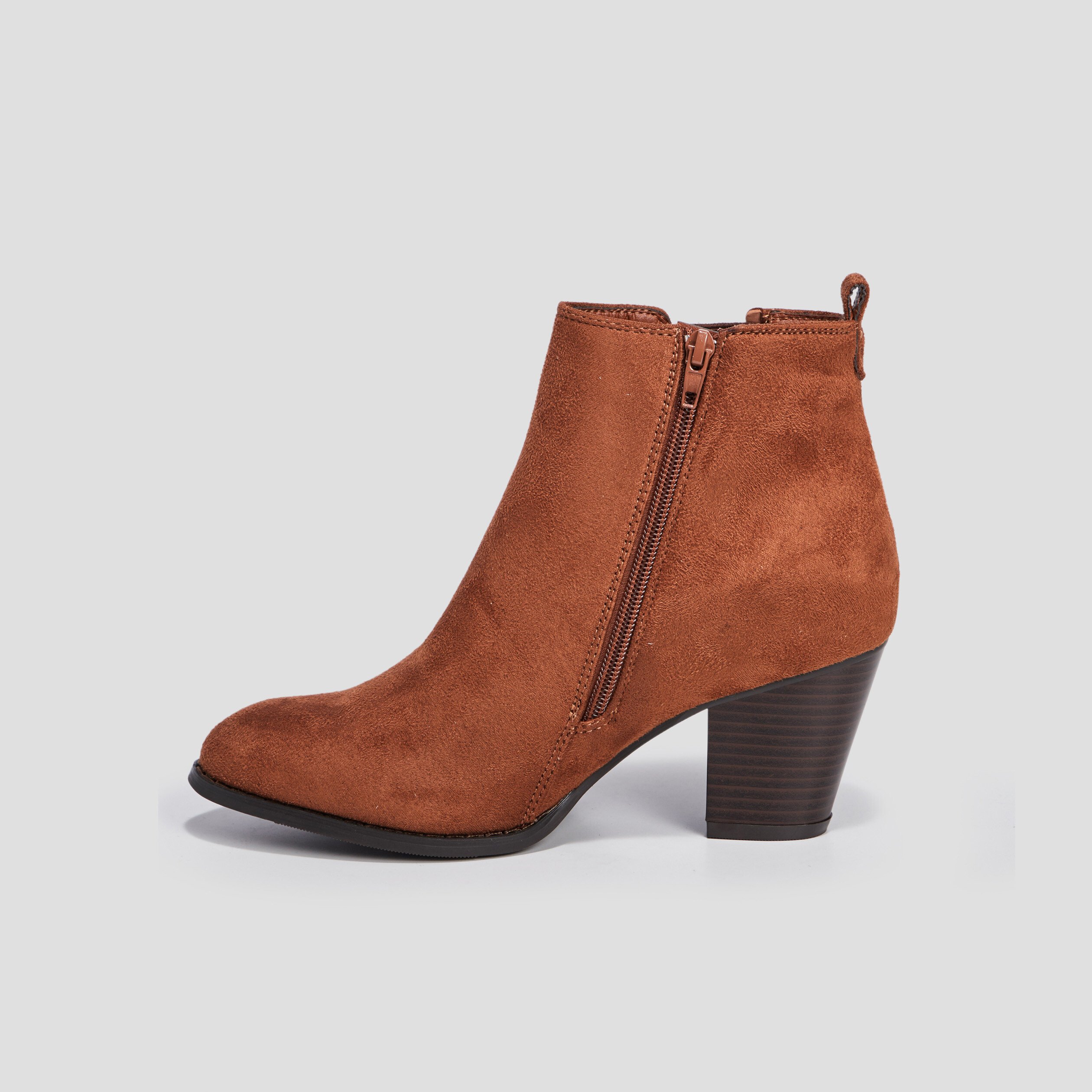 Bottines chelsea à talons sable femme | La Halle