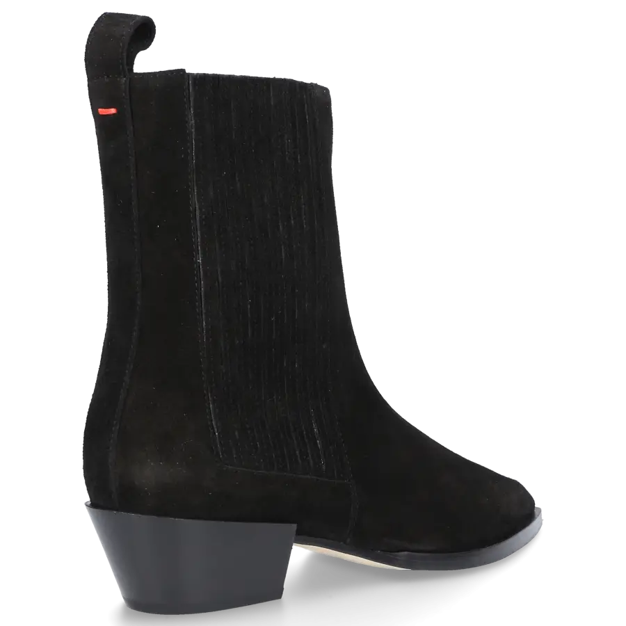 Aeyde - Stiefel BELINDA Veloursleder - schwarz