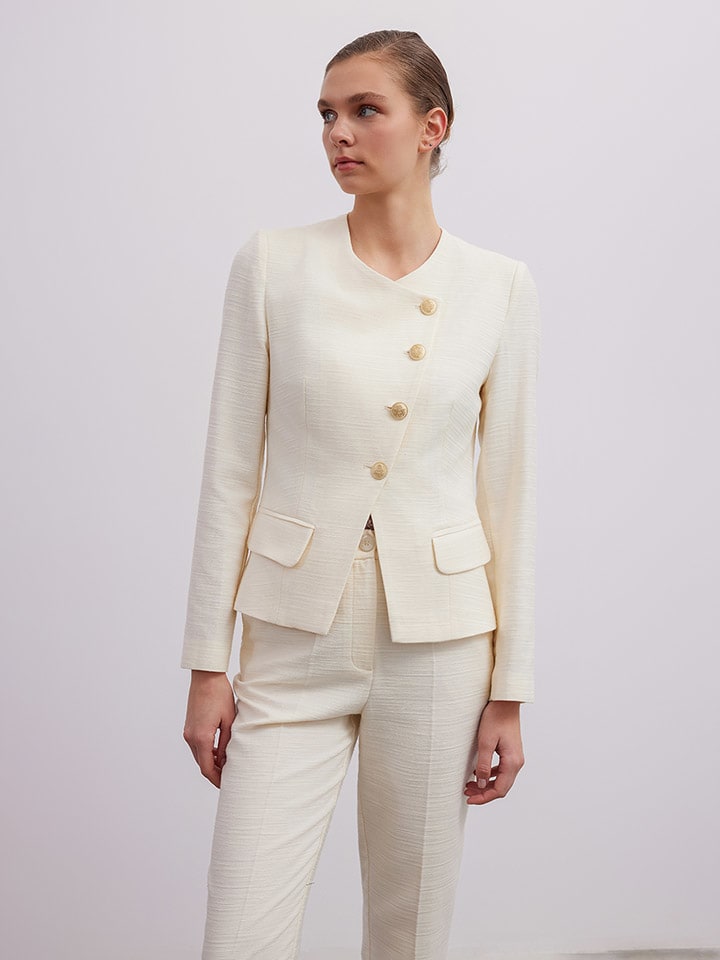 BGN Blazer in Creme günstig kaufen