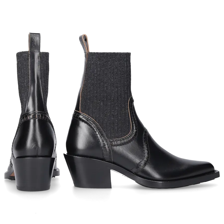 Chloé - Stiefeletten NELLIE Kalbsleder - schwarz