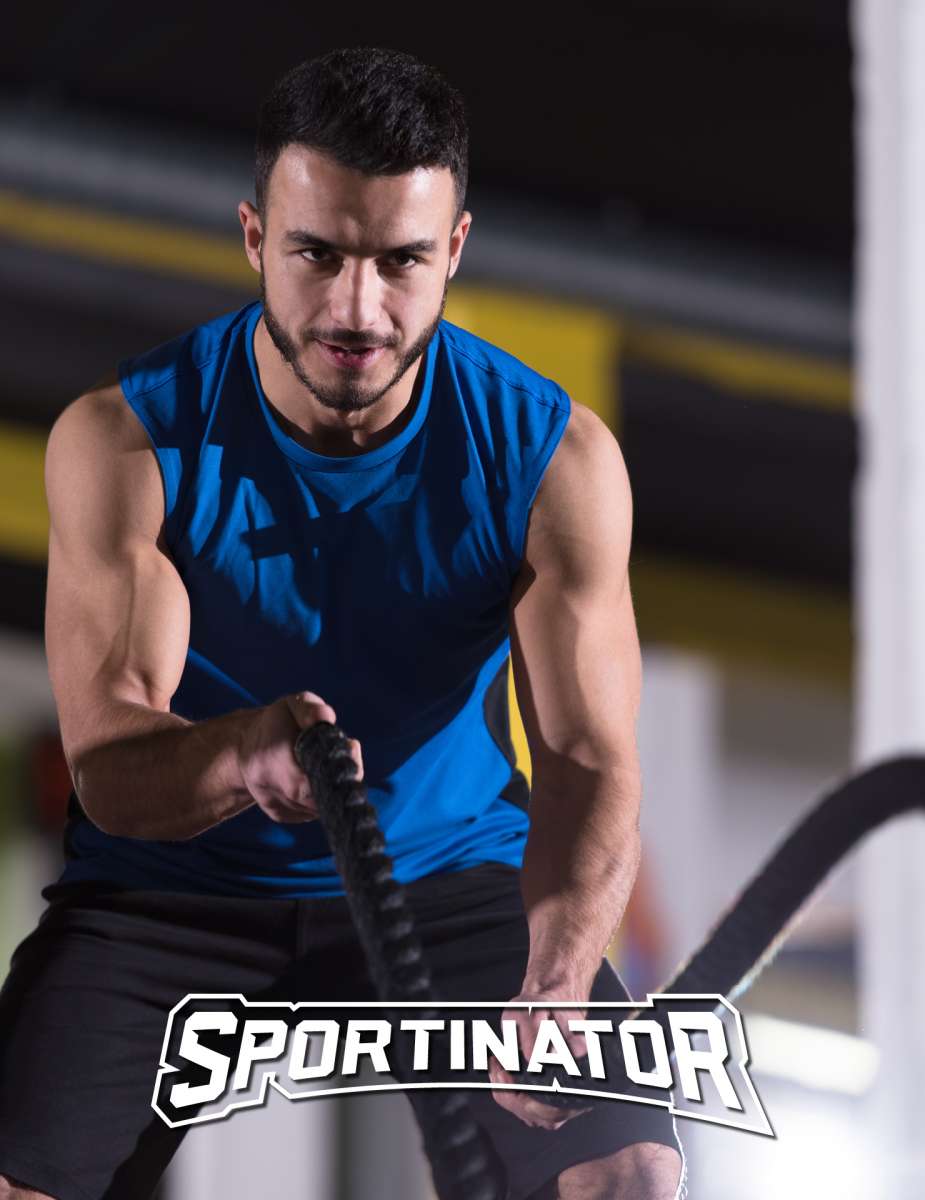 SPORTINATOR Fitness Battle Rope Trainingsseil 9 m
