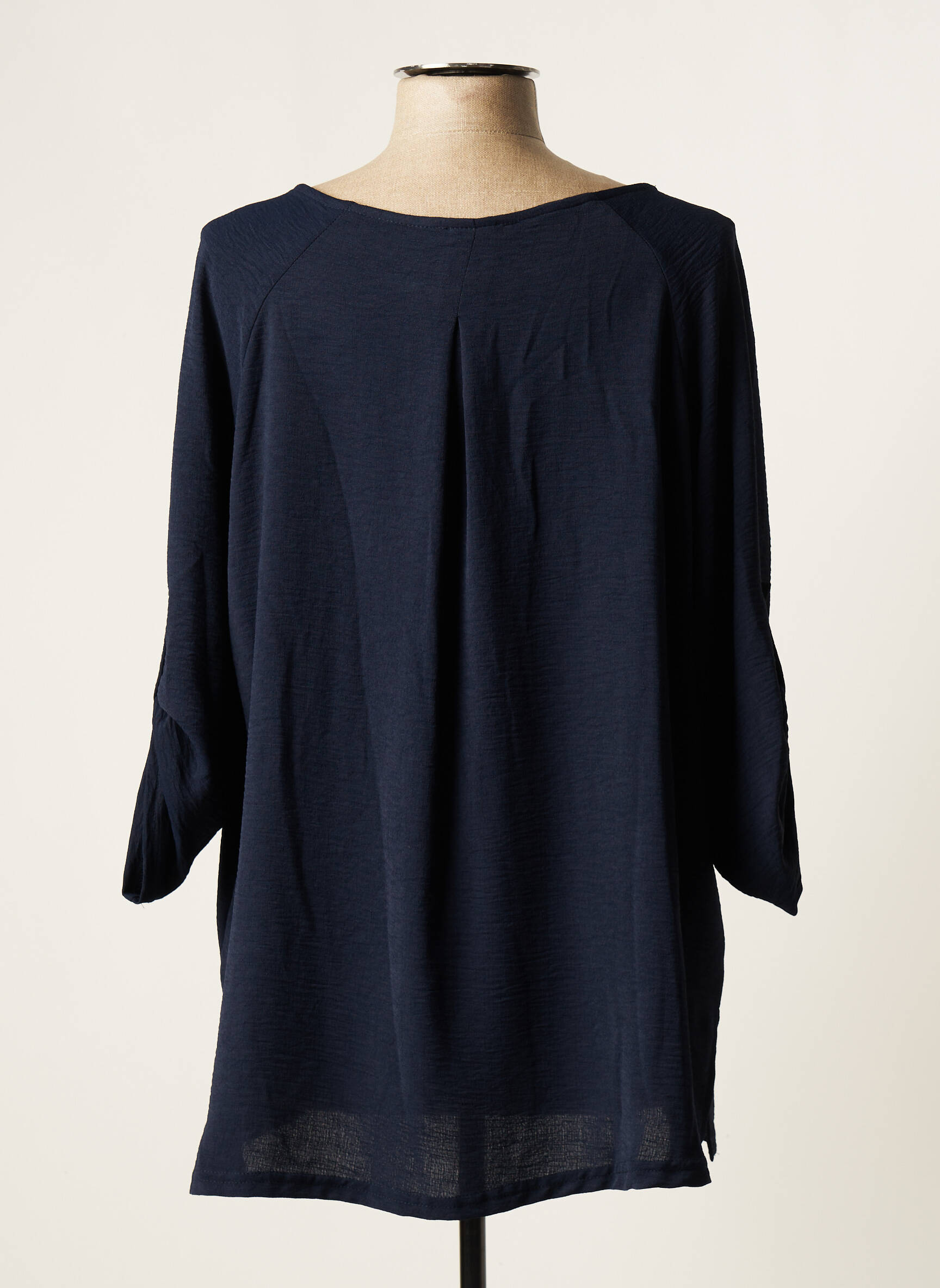 Halogene Tuniquemanchelongue Femme couleur bleu