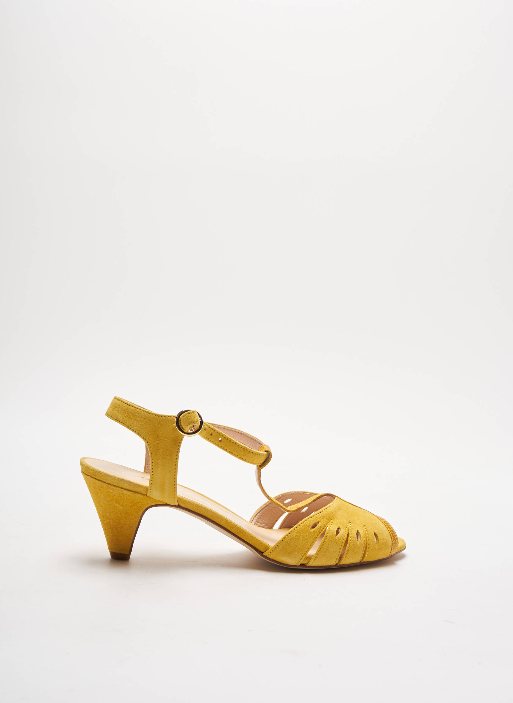 Georgia Rose Sandales Nu Pieds Femme couleur jaune