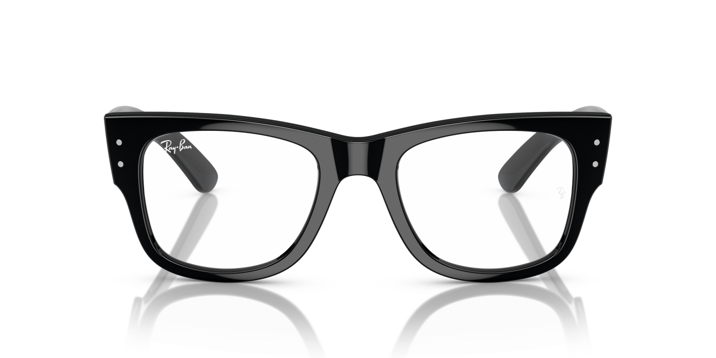 OPTICĂ MEGA WAYFARER - Negru lustruit