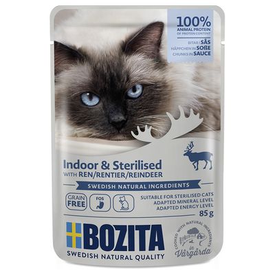 Bozita Häppchen in Soße Indoor & Sterilised 12 x 85 g