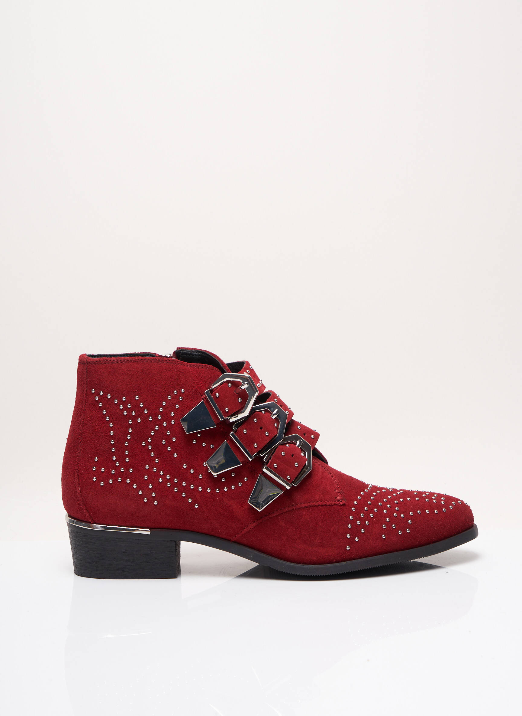 Bronx Bottines Femme couleur rouge
