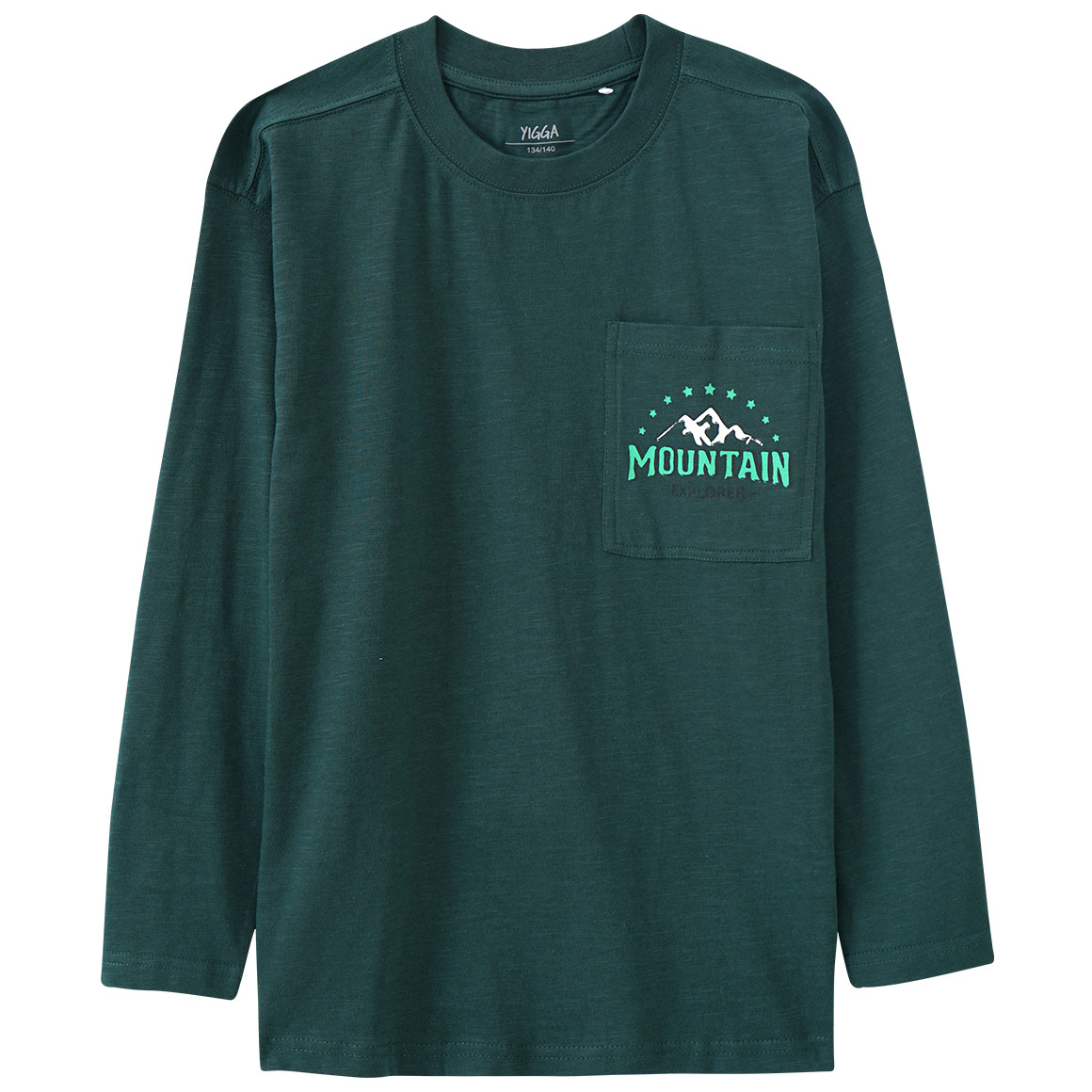Jungen Langarmshirt mit Brusttasche