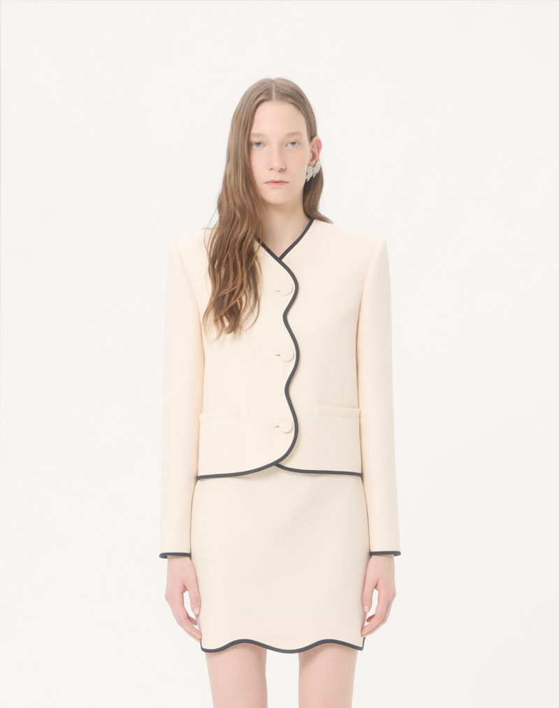 Jaqueta Crepe Couture
