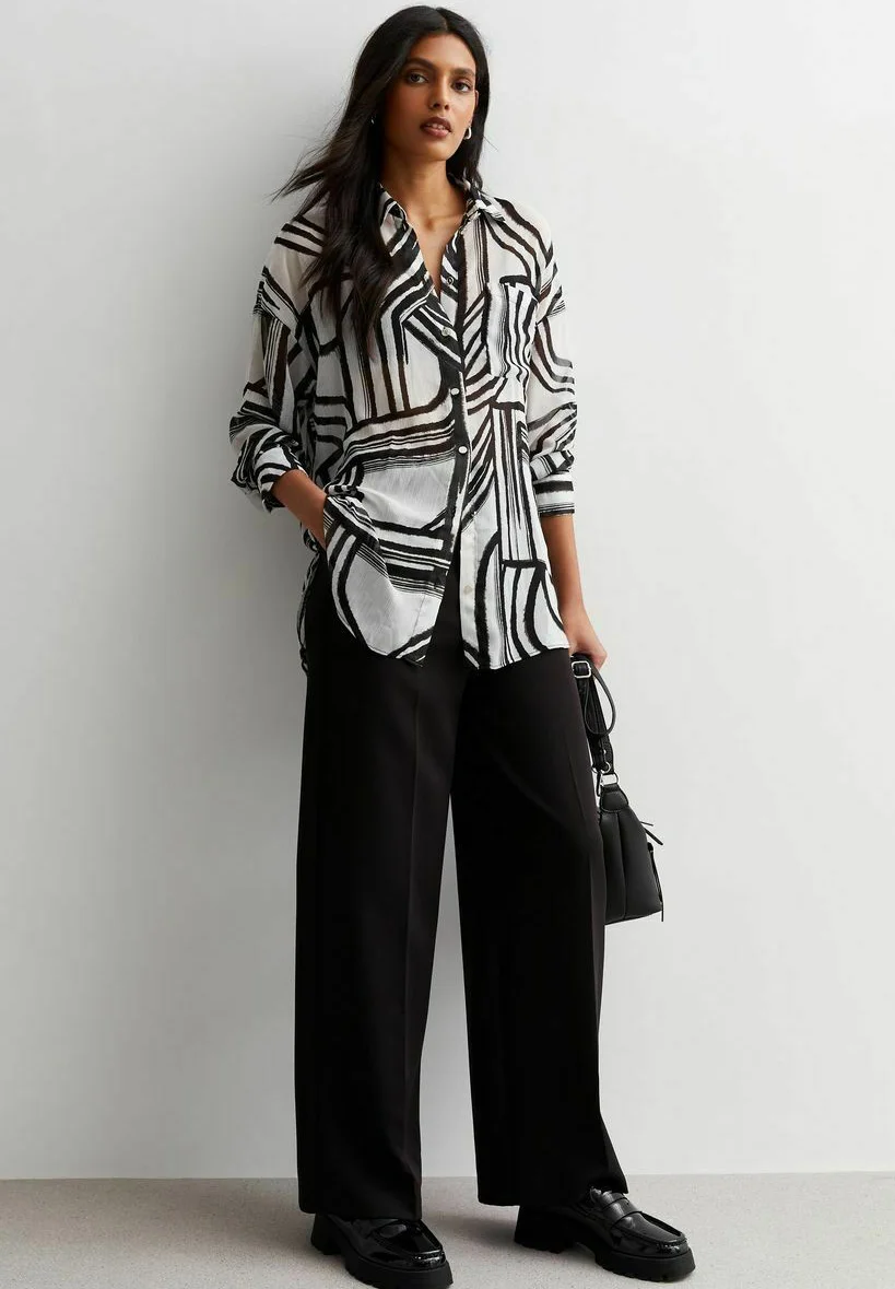 Camisa New Look ABSTRACT STRIPE
